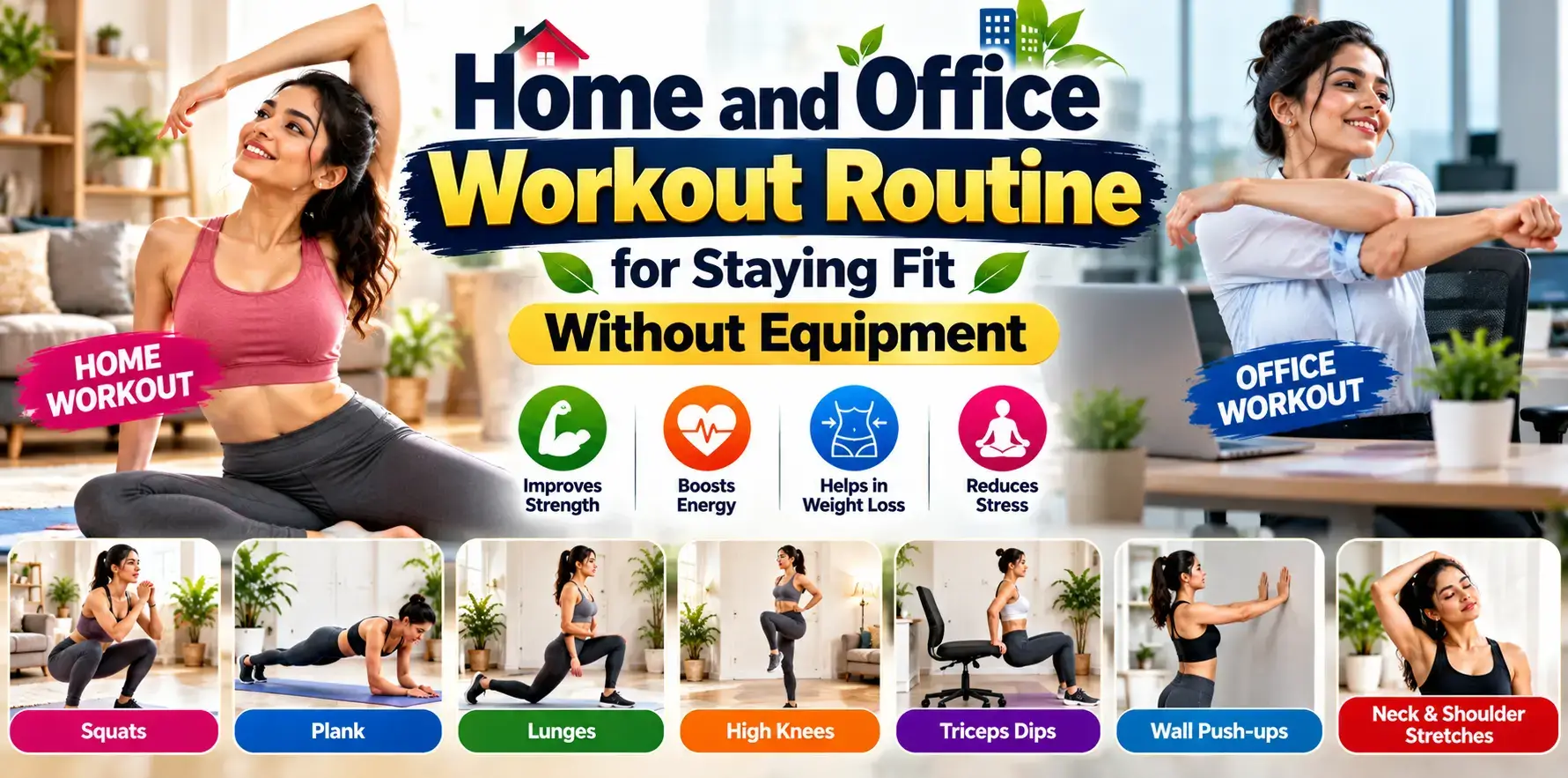 Home and Office Workout Routine