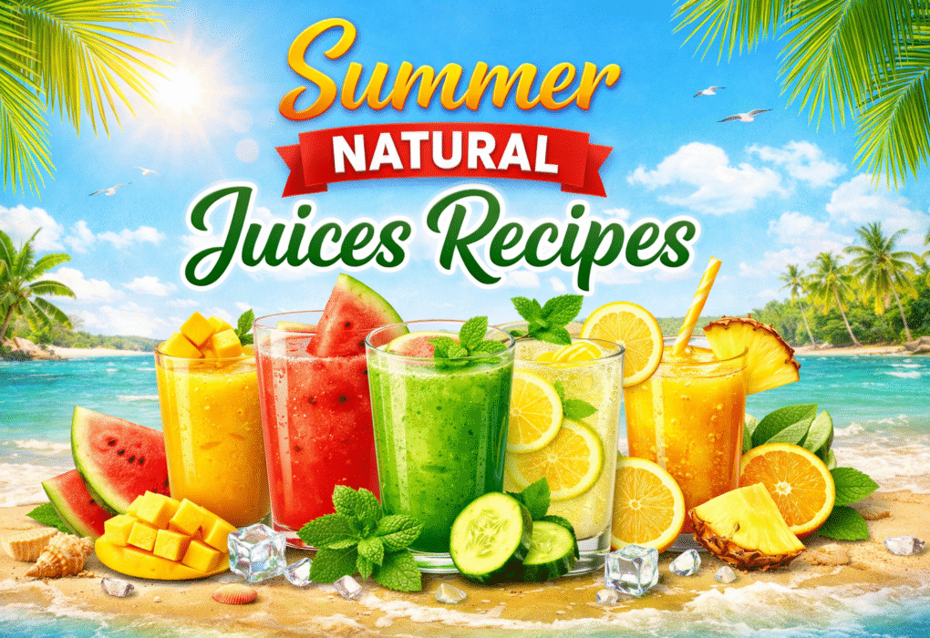 Summer Natural Juices Recipes