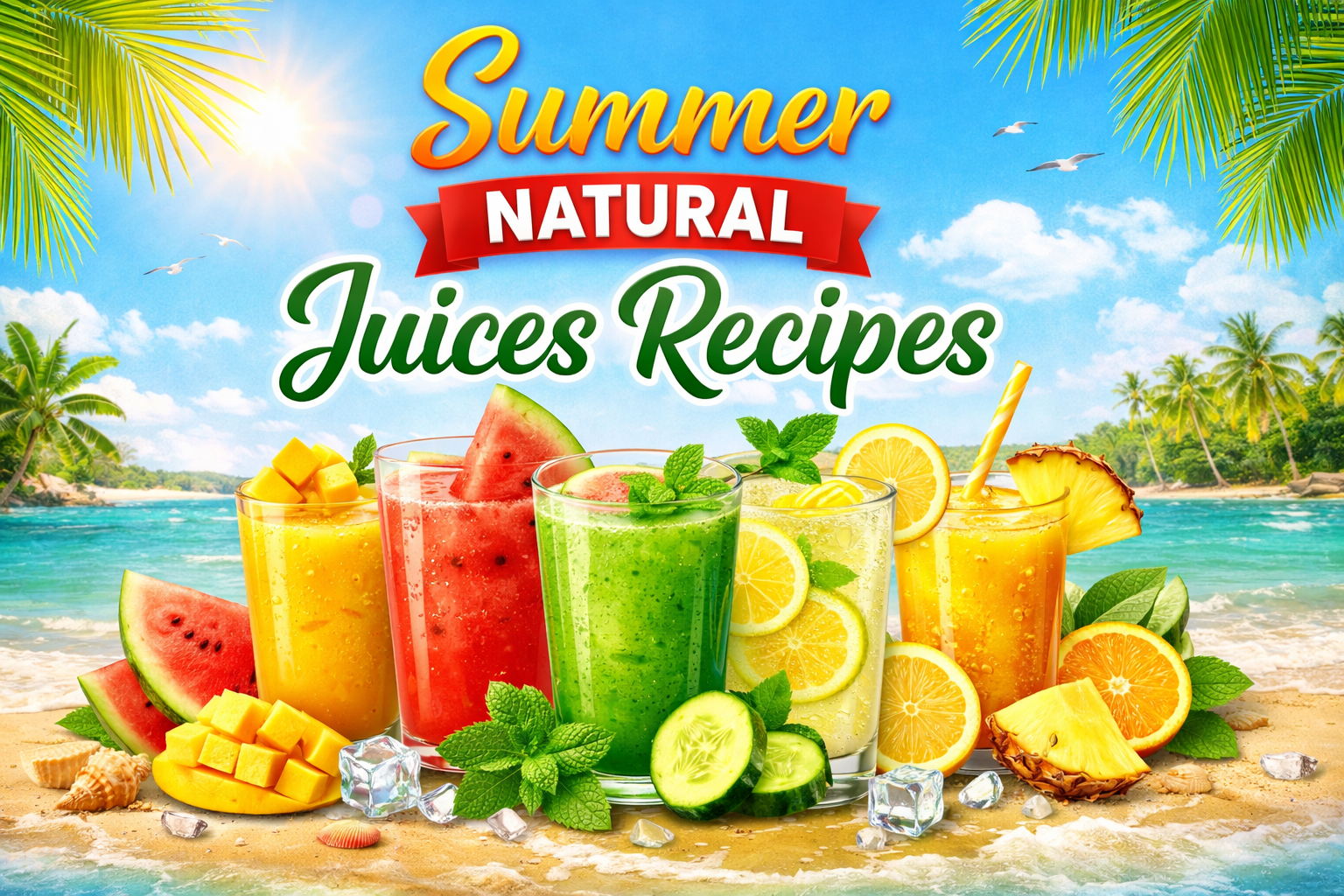 Summer Natural Juices Recipes