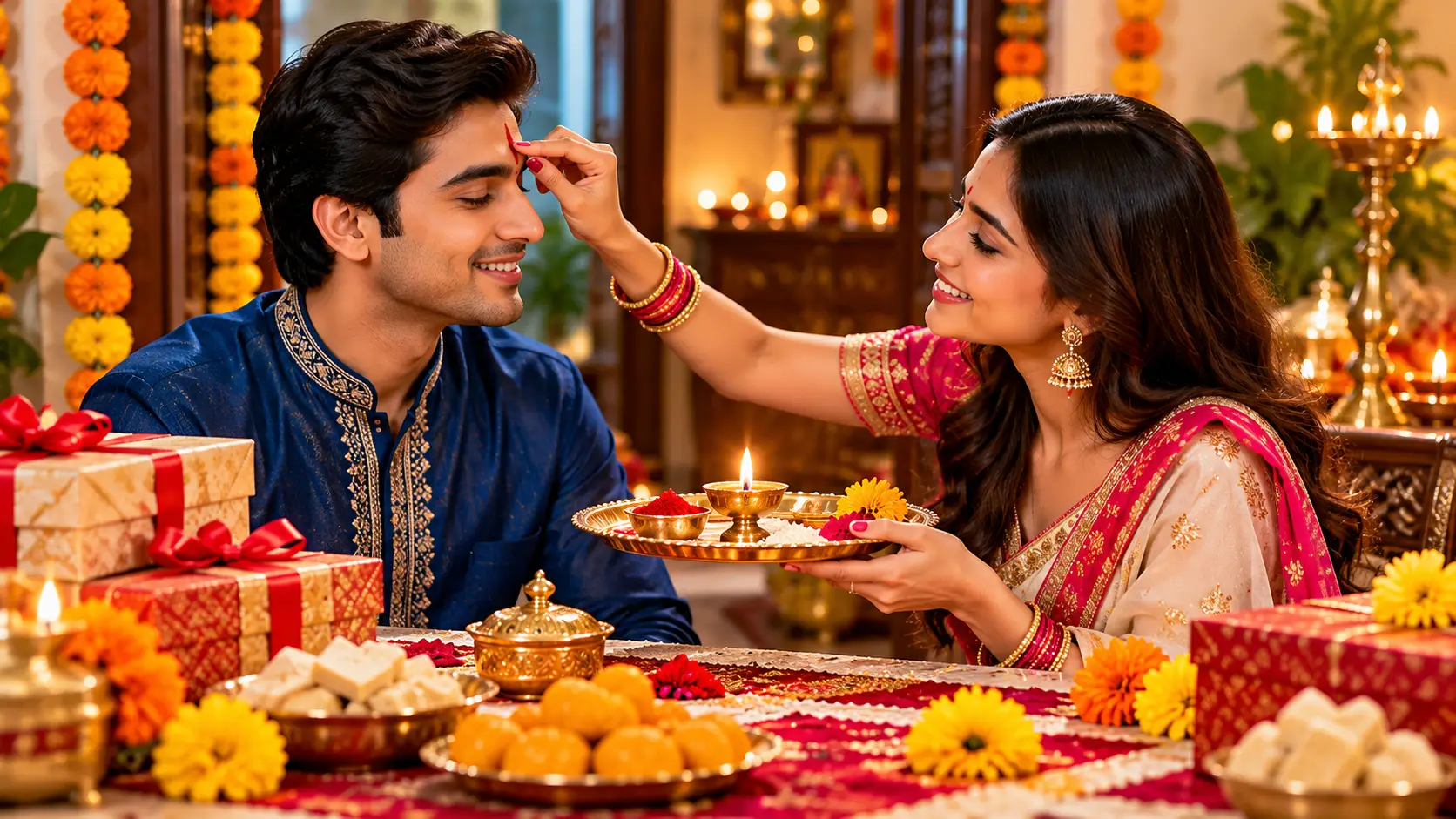 bhai dooj 2026 tilak ceremony