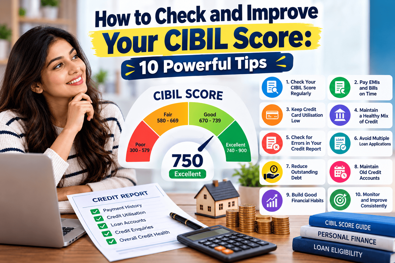 How to check and improve your CIBIL Score with 10 powerful tips for timely payments, credit utilisation, and better credit health